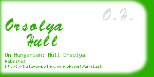 orsolya hull business card